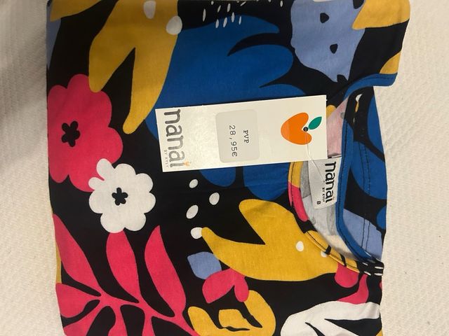 Set da bambina con stampa floreale