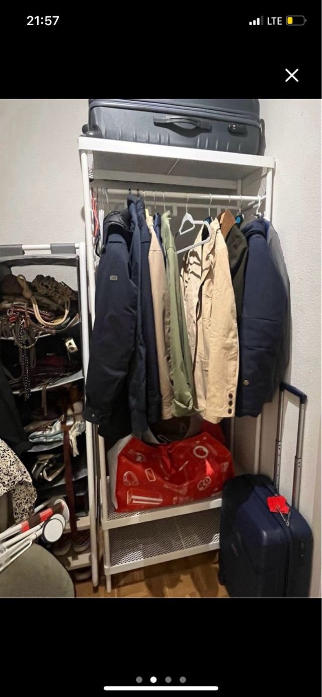 Perchero Metálico Blanco Ikea