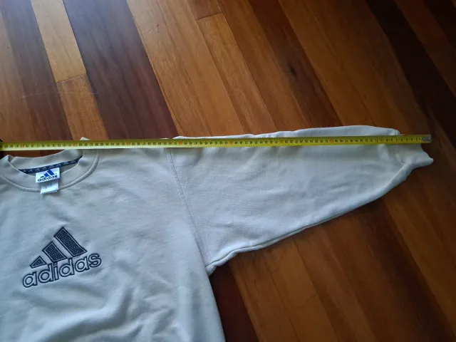 Sudadera Vintage Adidas Beige