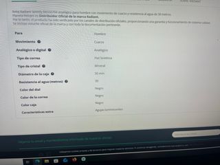 NO USADO NUNCA.Reloj Radiant Analógico Negro/Rojo