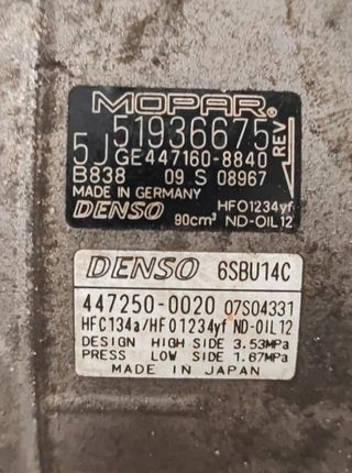 292163 4472500020 compresor aire jeep renegade