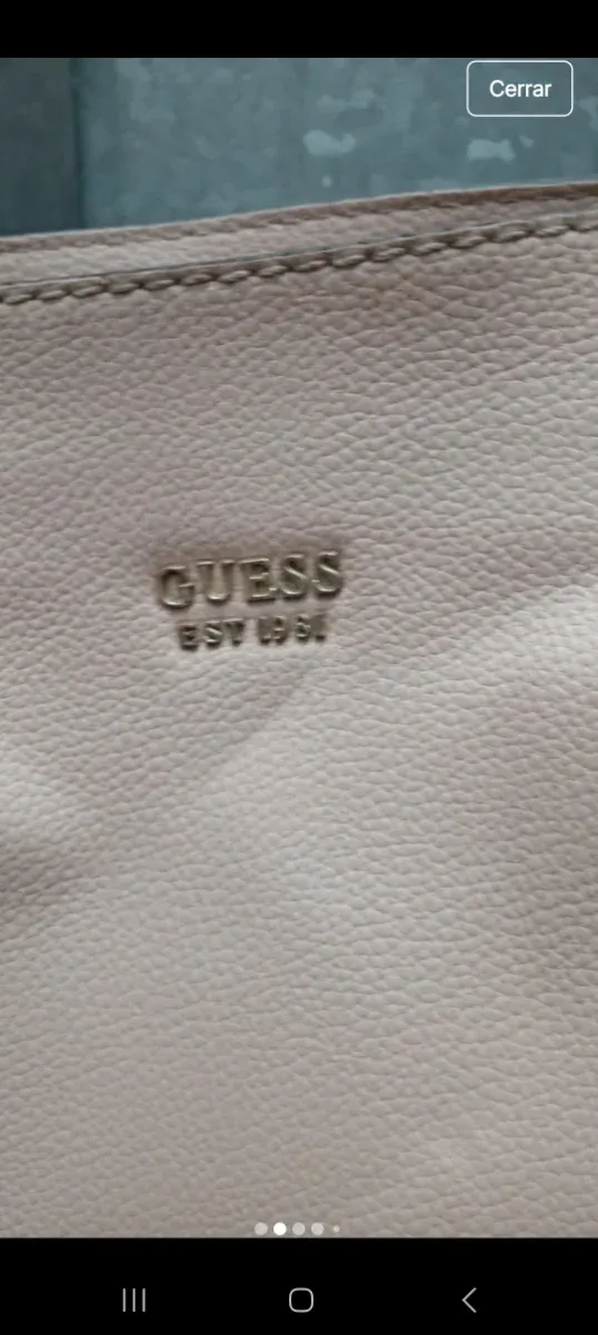 Bolso Guess Beige