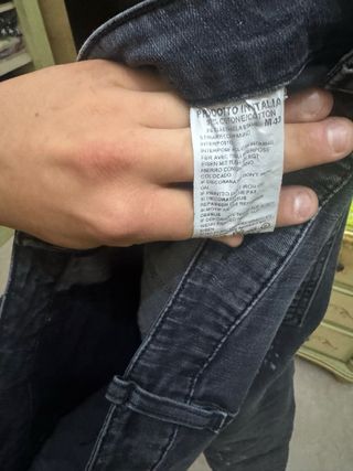 Jeans uomo neri strappati