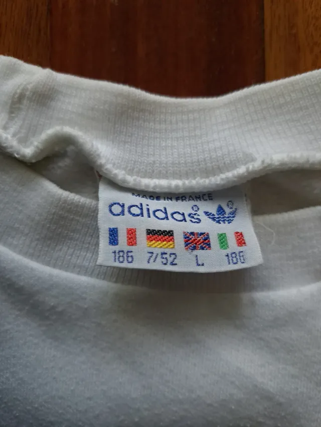 Sudadera Adidas Vintage Blanca