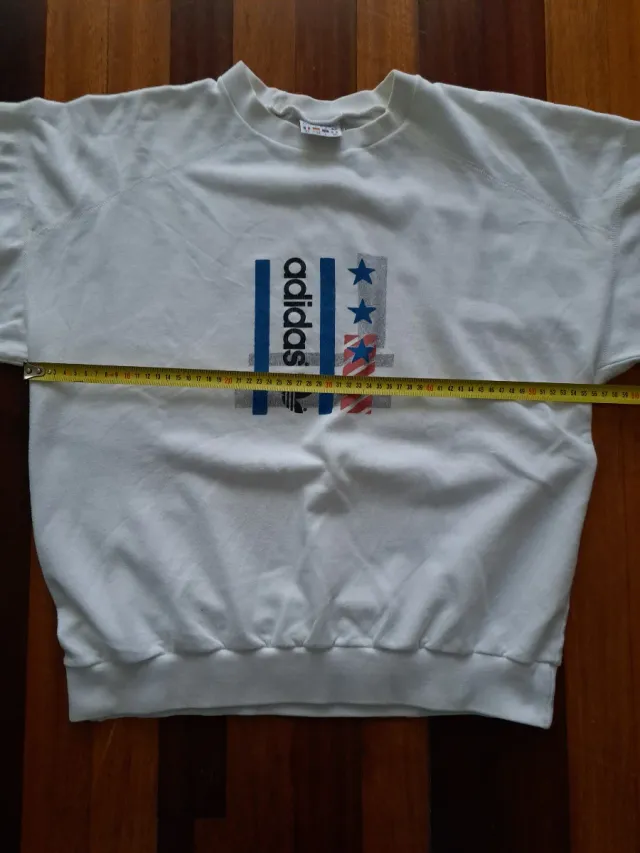 Sudadera Adidas Vintage Blanca