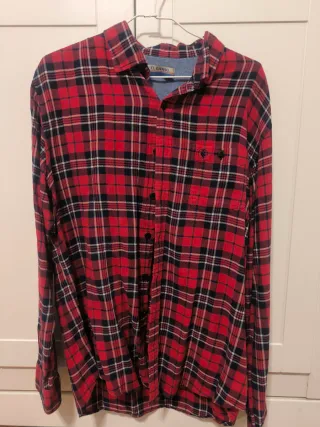 Camisa El Ganso cuadros roja y negra