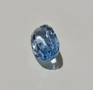 Piedra Topacio Azul Cielo Ovalada