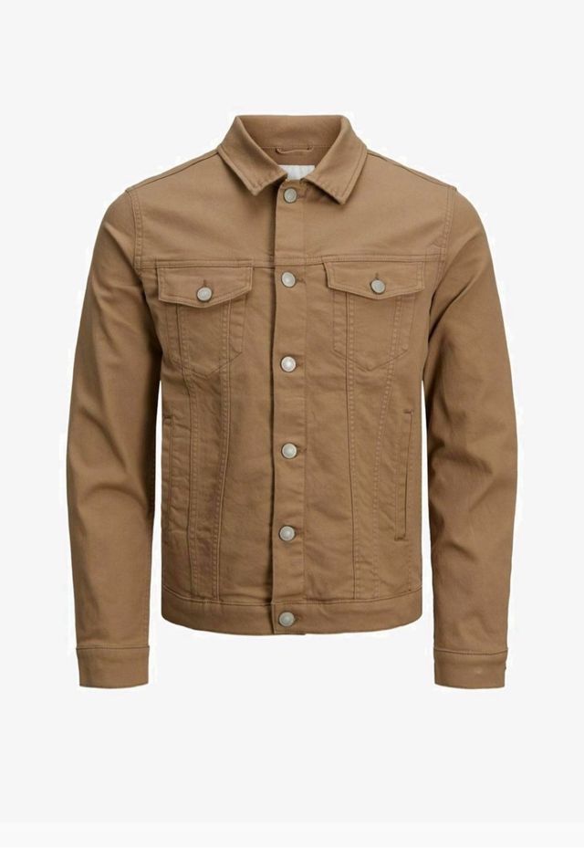 Chaqueta vaquera marrón hombre