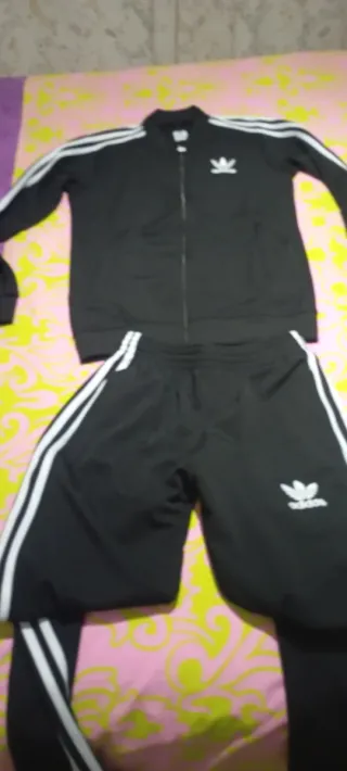 Chándal Adidas Negro y Blanco
