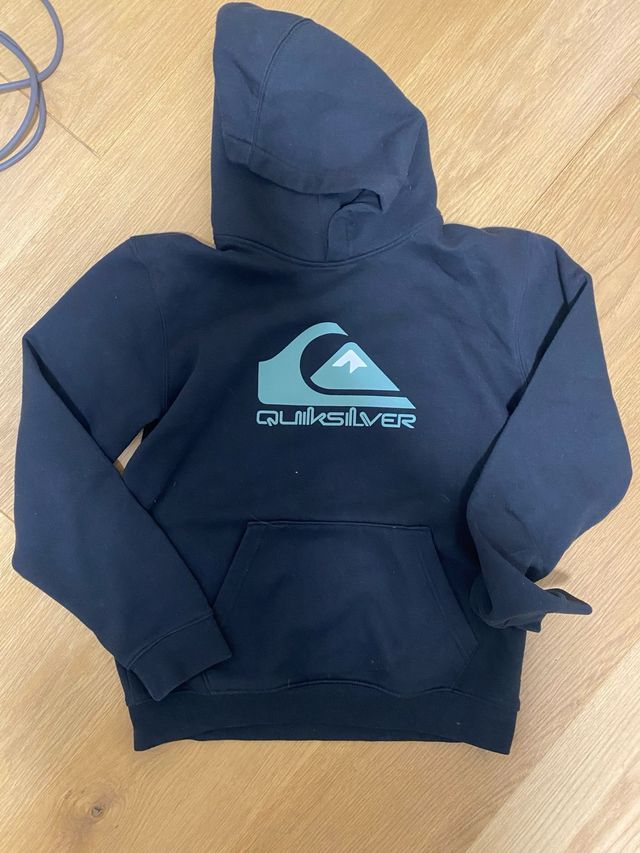 Sudadera Quiksilver niño negra talla 14