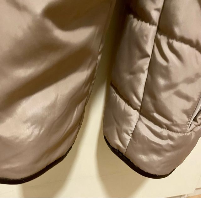 Cappotto trapuntato da donna beige