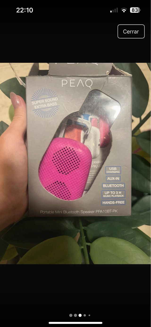 Altavoz portátil inalámbrico