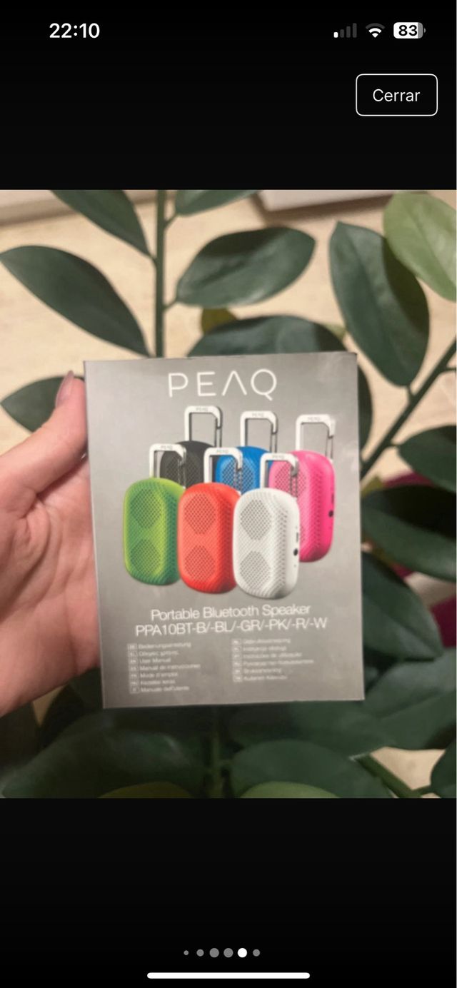 Altavoz portátil inalámbrico