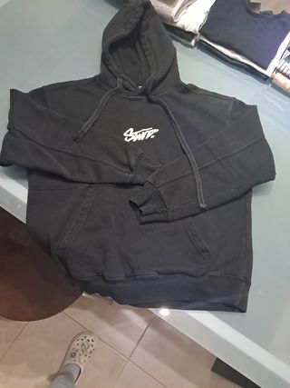 Sudadera Pull and Bear Negra Talla S