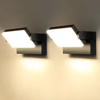 2 Pezzi Applique da Parete LED Esterno Interno