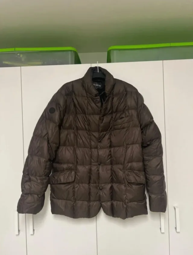 Giubbotto Museum Uomo Marrone Taglia 50/52