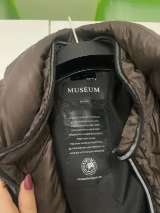 Giubbotto Museum Uomo Marrone Taglia 50/52
