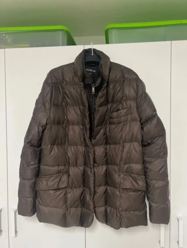 Giubbotto Museum Uomo Marrone Taglia 50/52