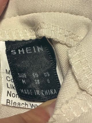 Pantalones Campana Beige