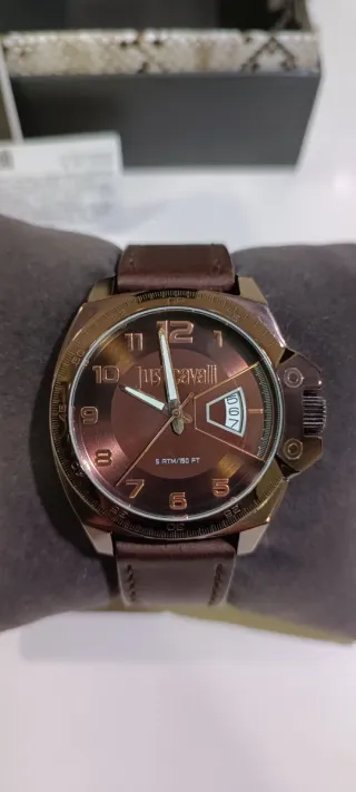 Reloj Just Cavalli R7251213002 Marrón/Dorado