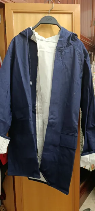 Gabardina reversible Zara Talla M