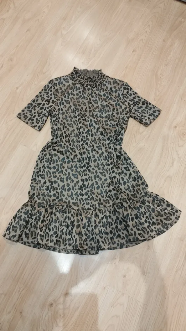 Vestido estampado animal print