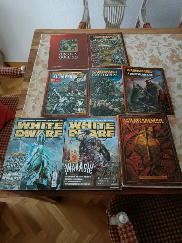 Lote Libros Warhammer Fantasy Orcos y Goblins