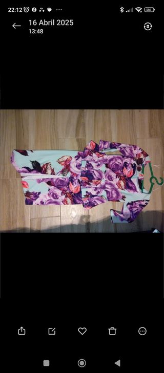 Vestido de fiesta floral