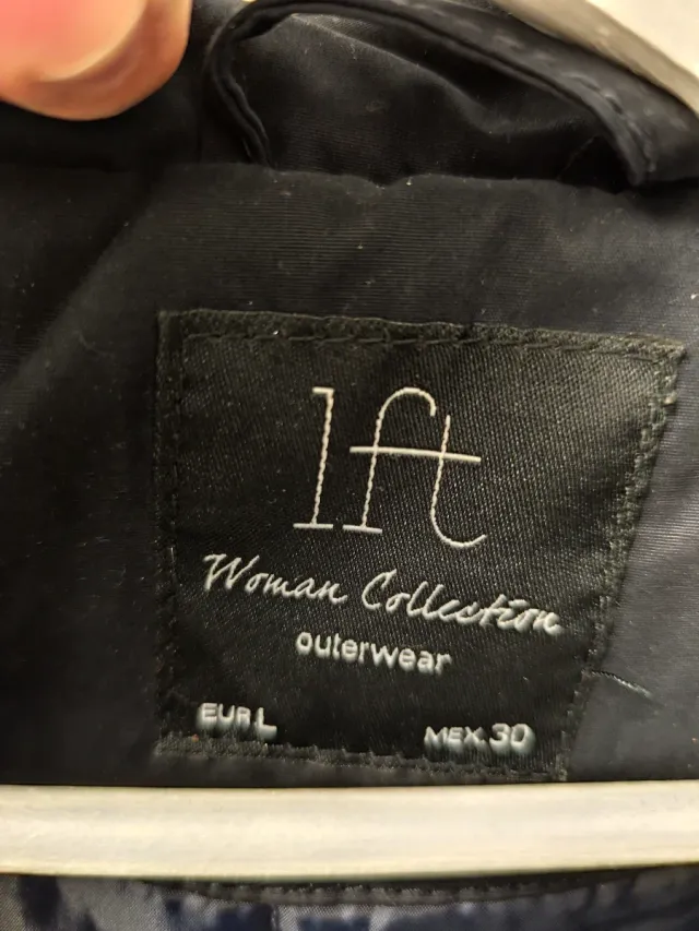 Abrigo azul marino Lefties Talla L