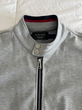 Cazadora Zara Man Gris Talla L