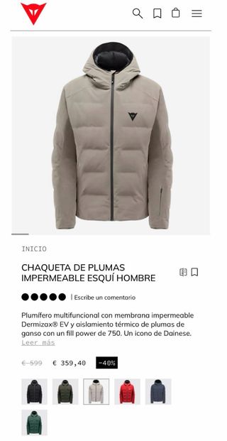 Chaqueta Dainese Impermeable Hombre