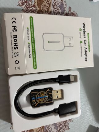 Adaptador Inalámbrico CarPlay Android Auto