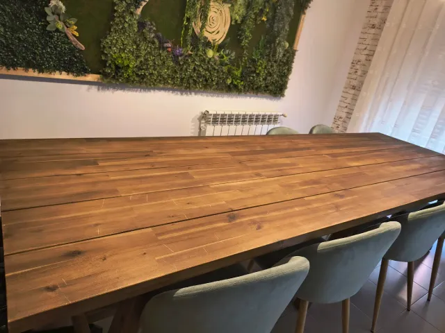 Mesa de madera acacia maciza Hanoi