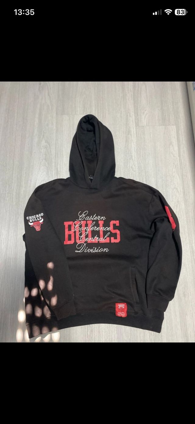 Sudadera Chicago Bulls Negra