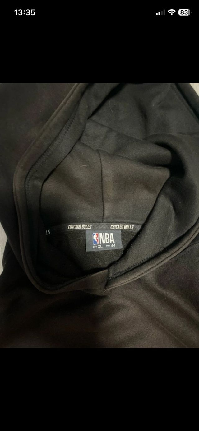 Sudadera Chicago Bulls Negra