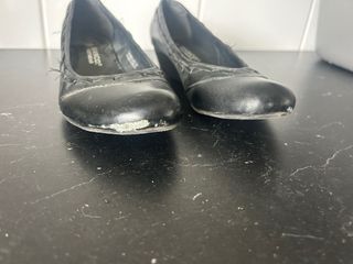 Bailarinas negras tacón bajo talla 36