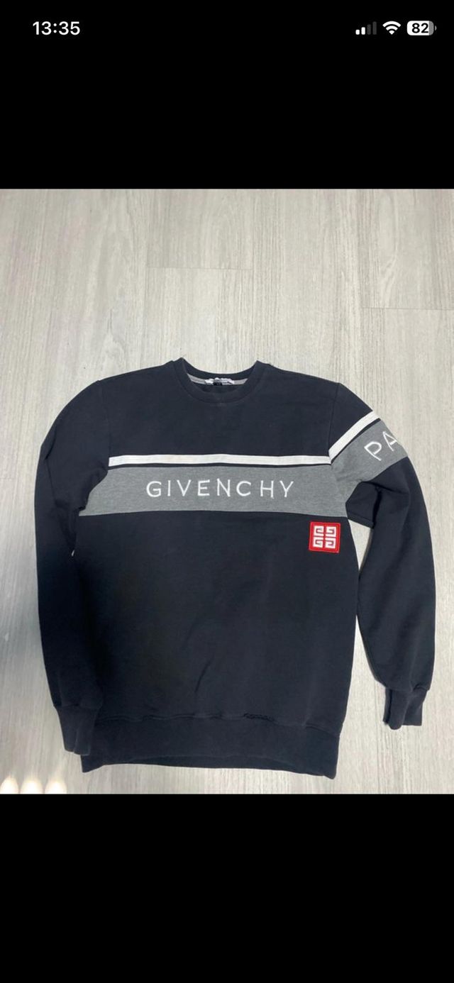 Sudadera Givenchy Negra y Gris