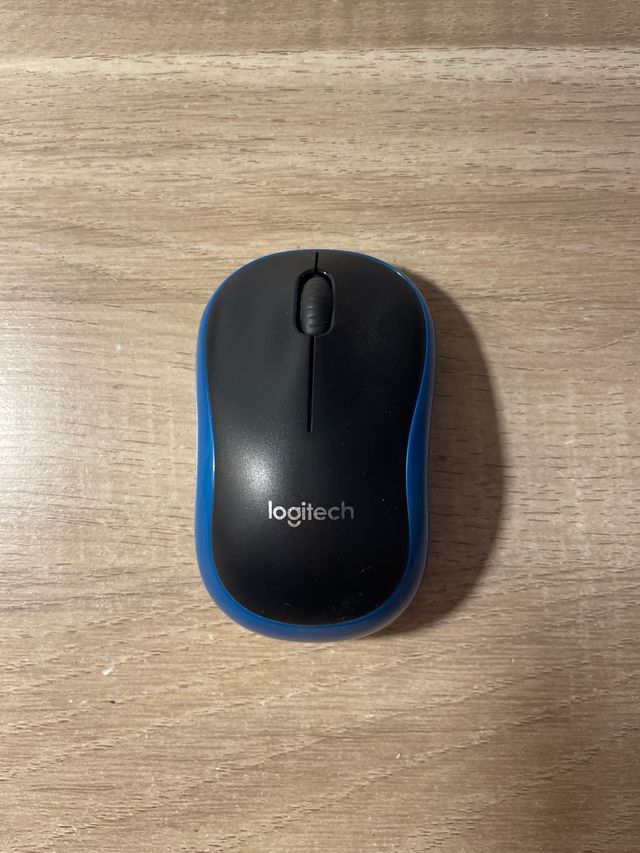 Ratón Logitech Negro y Azul