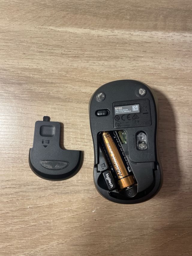 Ratón Logitech Negro y Azul