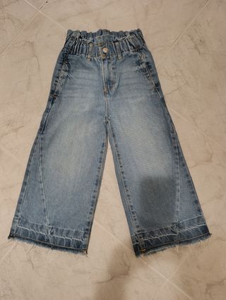 Jeans vita alta bambina 5 anni