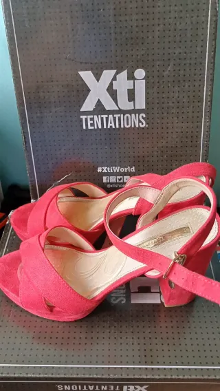 Zapatos de fiesta rojos para mujer Puestos 1 vez