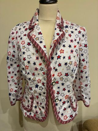 Americana Estrellas Roja Blanca Azul