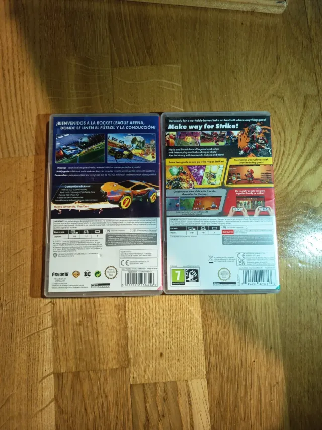 Nintendo Switch Rocket League y Mario Strikers
