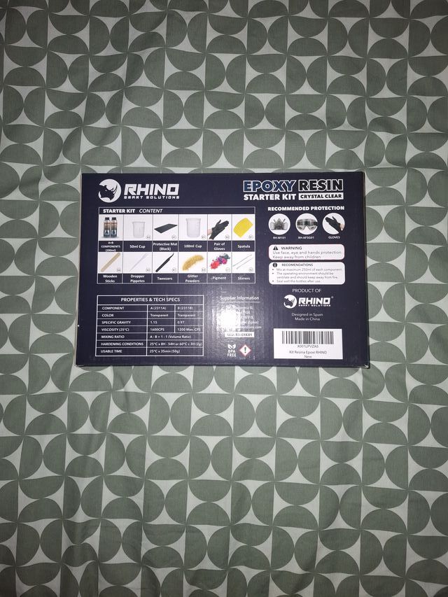 Resina Epoxi Cristal Clara Rhino