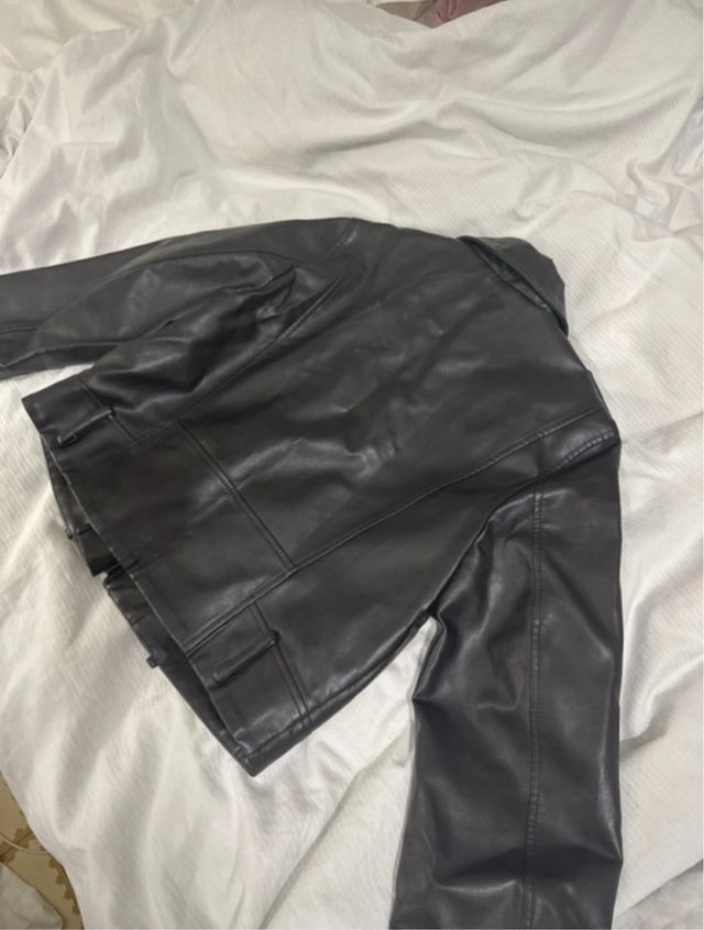 Chaqueta Biker Negra