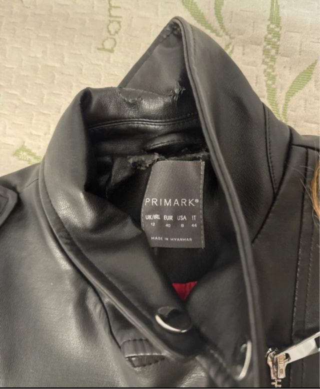 Chaqueta Biker Negra