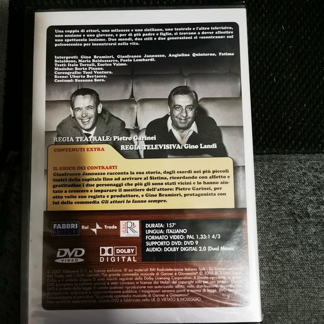 DVD Gli attori lo fanno sempre