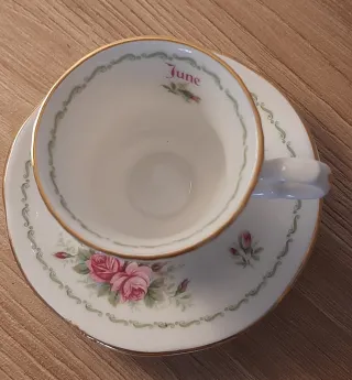 Tazzina da collezione June con piattino