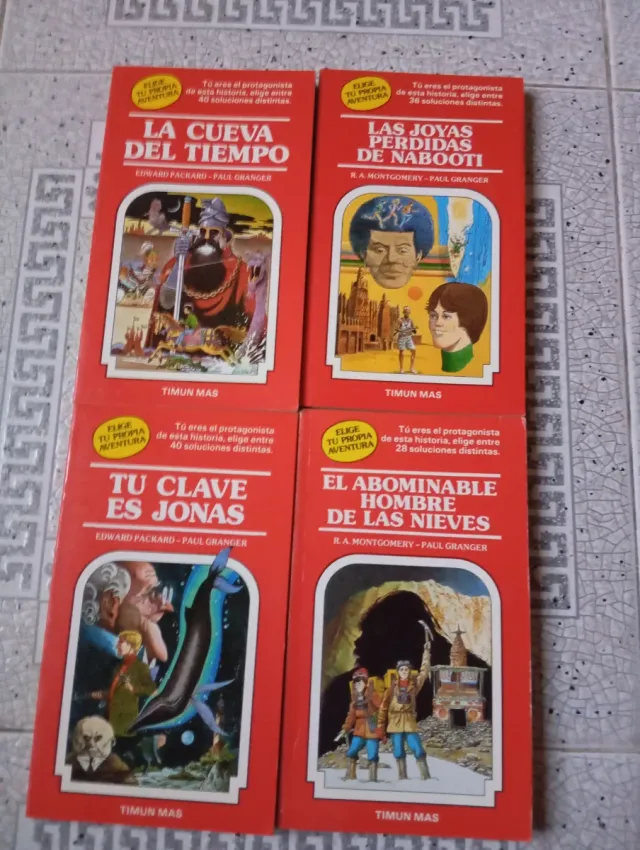 Lote 4 libros Elige Tu Propia Aventura