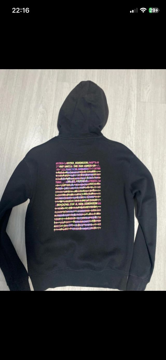 Sudadera Negra World Union